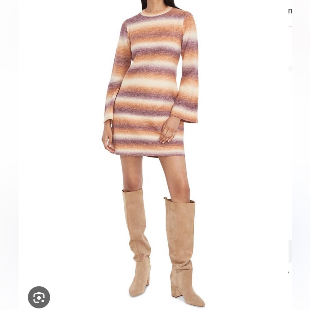 Colorblocked Sweater Dress